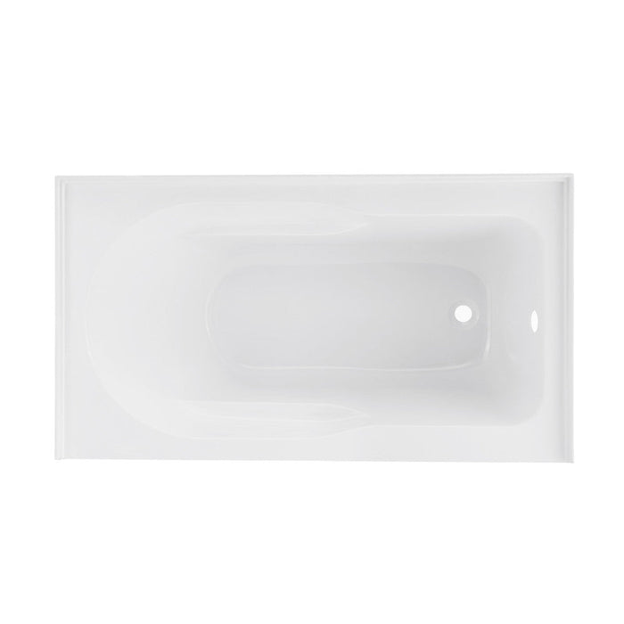 Swiss Madison Ivy 48'' x 32" Bathtub with Apron Right Hand Drain in White | SM-AB523