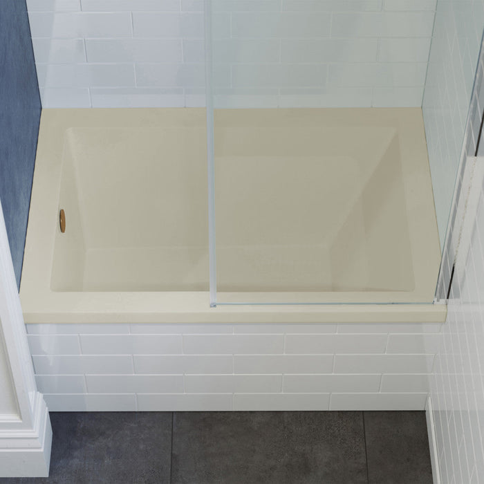 Swiss Madison Voltaire 48" x 32" Left-Hand Drain Alcove Bathtub in Bisque | SM-DB561BQ