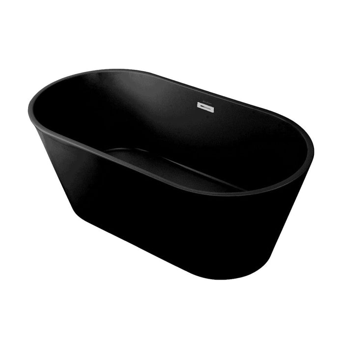 Swiss Madison Claire 60" Freestanding Bathtub in Matte Black | SM-FB590MB