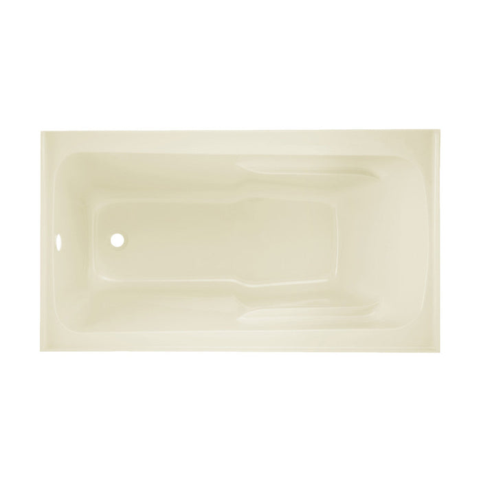 Swiss Madison Voltaire 54" x 30" Left-Hand Drain Alcove Bathtub with Apron in Bisque | SM-AB549BQ