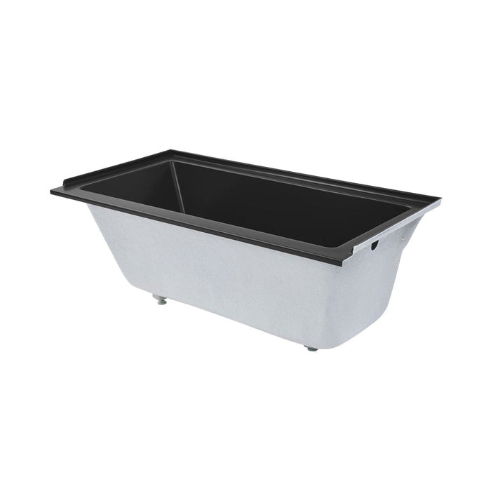 Swiss Madison Voltaire 60" x 30" Right-Hand Drain Alcove Bathtub in Matte Black | SM-DB560MB