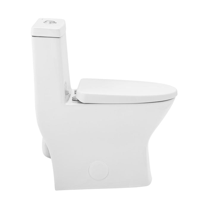 Swiss Madison Sublime II One-Piece Round Toilet Dual-Flush 1.1/1.6 gpf | SM-1T257