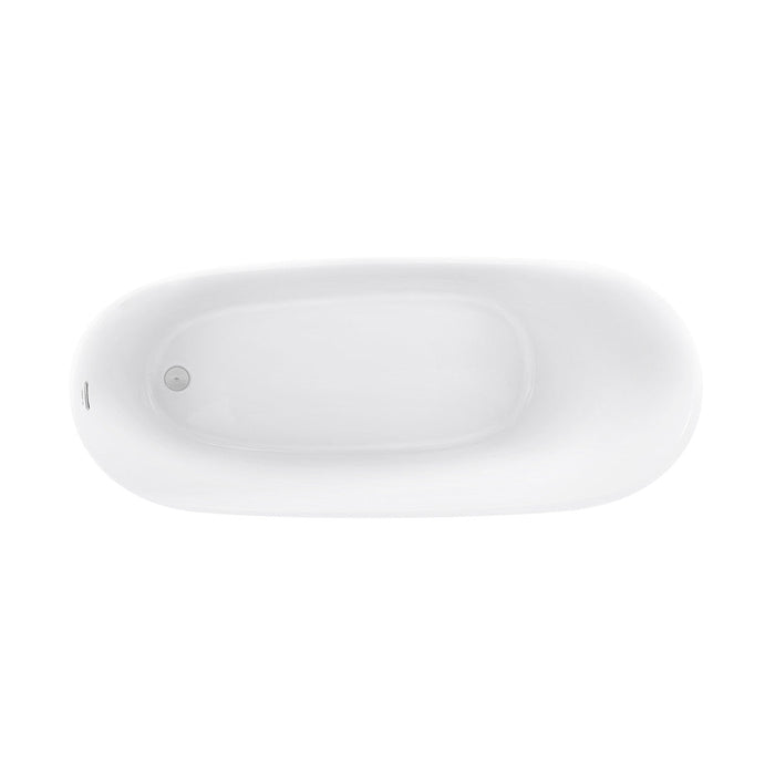 Swiss Madison Sublime 67" Single Slipper Freestanding Bathtub | SM-FB573