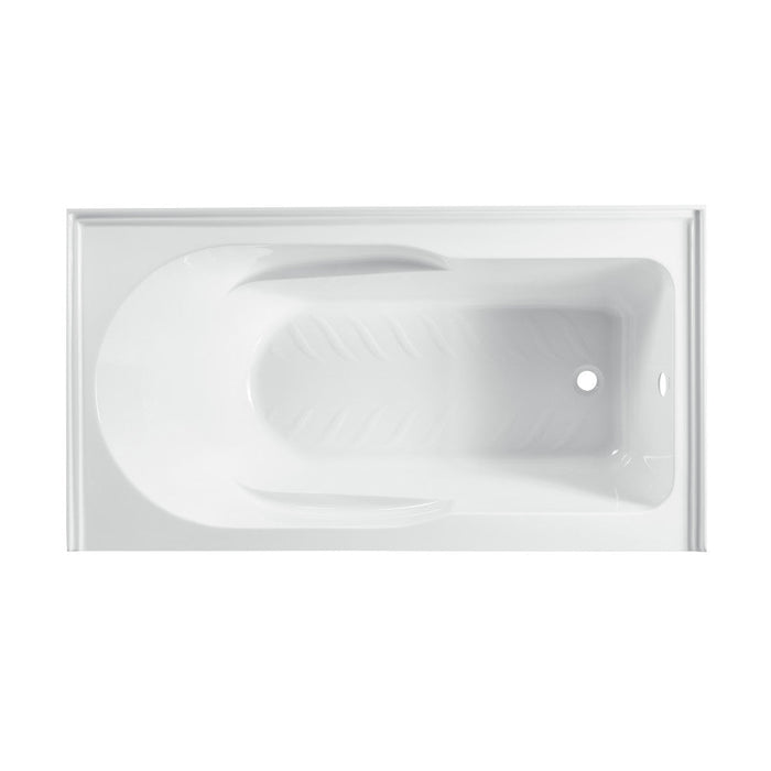 Swiss Madison Concorde 60" x 32" Acrylic Glossy White, Alcove, Integral, Right-Hand Drain, Apron Bathtub | SM-AB560