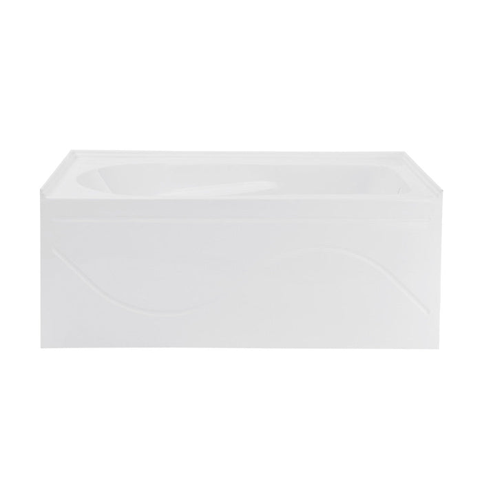 Swiss Madison Ivy 48'' x 32" Bathtub with Apron Right Hand Drain in White | SM-AB523