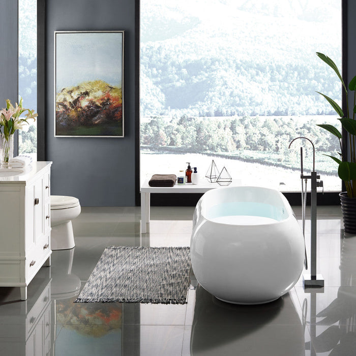 Swiss Madison Plaisir 63" Freestanding Bathtub | SM-FB577