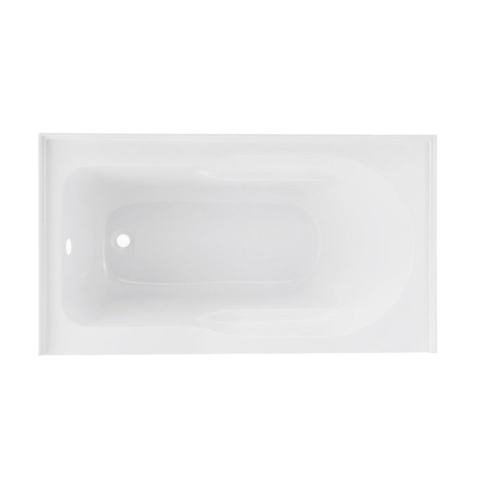 Swiss Madison Ivy 48'' x 32" Bathtub with Apron Left Hand Drain in White | SM-AB522