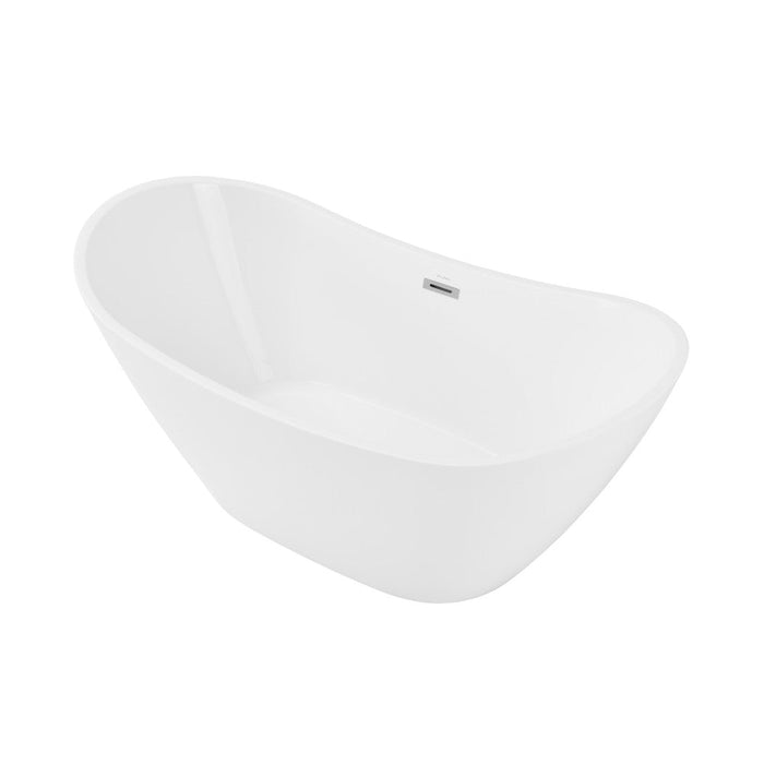 Swiss Madison Ivy 67" Double Slipper Freestanding Bathtub | SM-FB572