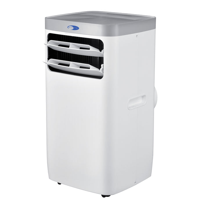 Whynter 11,000 BTU (6,800 BTU SACC) Compact Portable Air Conditioner, Dehumidifier, and Fan with Remote Control, up to 400 sq ft in White/Grey | ARC-115WG