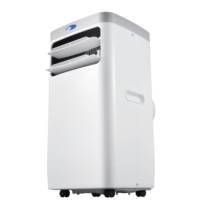 Whynter 11,000 BTU (6,800 BTU SACC) Compact Portable Air Conditioner, Dehumidifier, and Fan with Remote Control, up to 400 sq ft in White/Grey | ARC-115WG