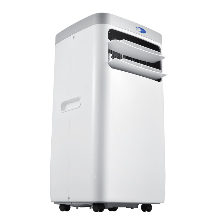 Whynter 11,000 BTU (6,800 BTU SACC) Compact Portable Air Conditioner, Dehumidifier, and Fan with Remote Control, up to 400 sq ft in White/Grey | ARC-115WG