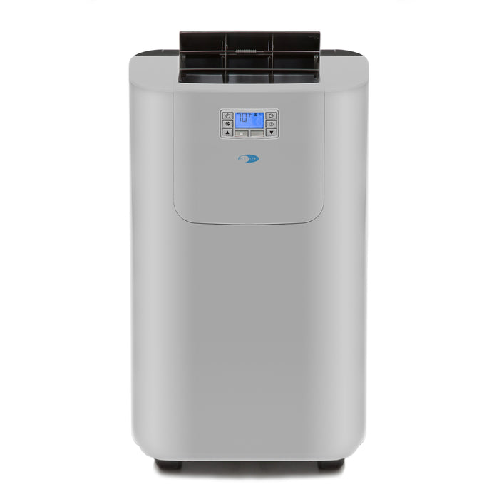 Whynter 12,000 BTU (7,000 BTU SACC) Elite Dual Hose Portable Air Conditioner, Dehumidifier, and Fan with Activated Carbon Filter and Storage bag, up to 400 sq ft in Grey | ARC-122DS