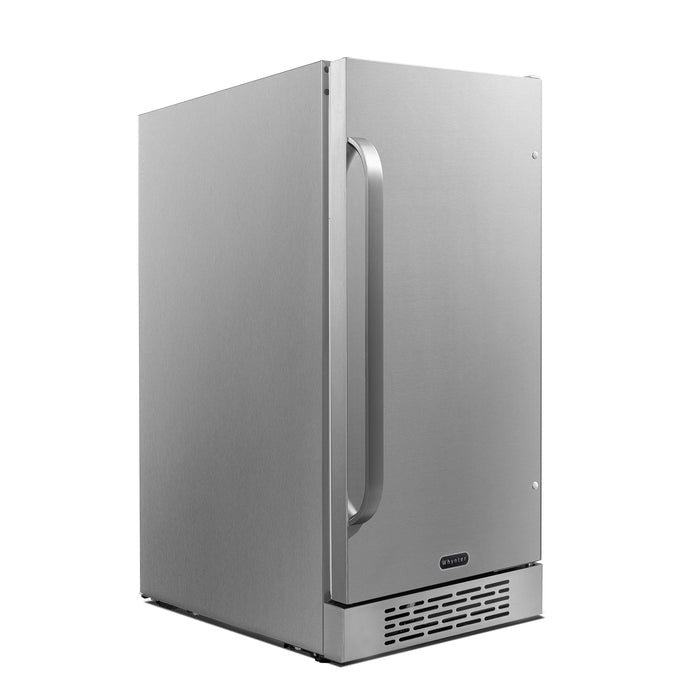 Whynter 15" Built-In Energy Star 3.0 cu. ft. Indoor/Outdoor Beverage Refrigerator Cooler Weather Proof in Stainless Steel | BOR-326FS