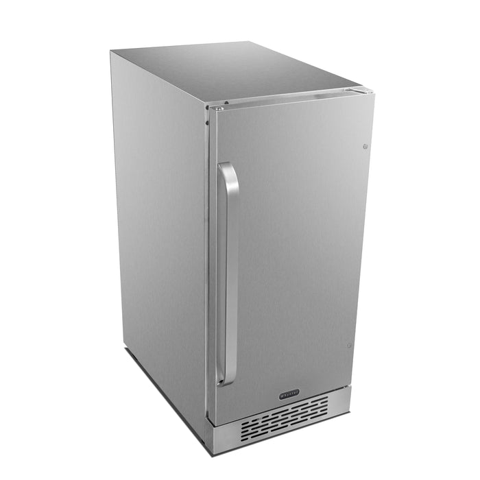 Whynter 15" Built-In Energy Star 3.0 cu. ft. Indoor/Outdoor Beverage Refrigerator Cooler Weather Proof in Stainless Steel | BOR-326FS