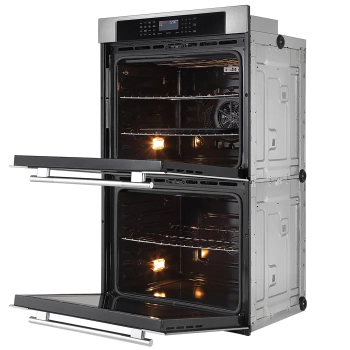 Empava 30 in. Electric Double Wall Oven with Air Fry 5 Cu. ft | EMPV-30WO05