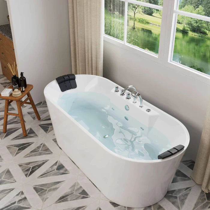 Empava 67 in. Freestanding Whirlpool Bathtub | EMPV-67AIS01