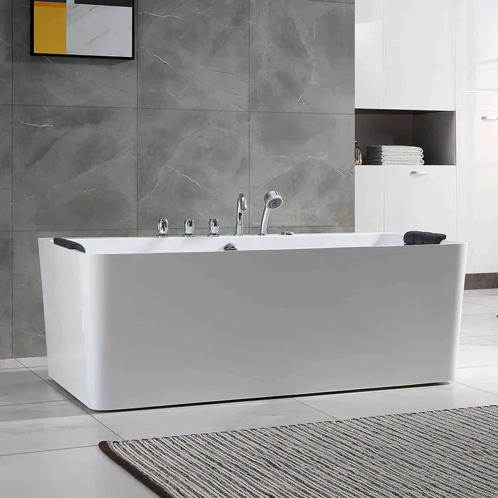 Empava 67 in. Freestanding Whirlpool Bathtub | EMPV-67AIS03