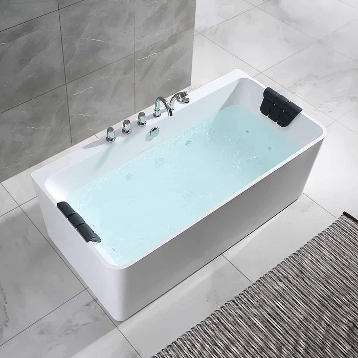 Empava 67 in. Freestanding Whirlpool Bathtub | EMPV-67AIS03