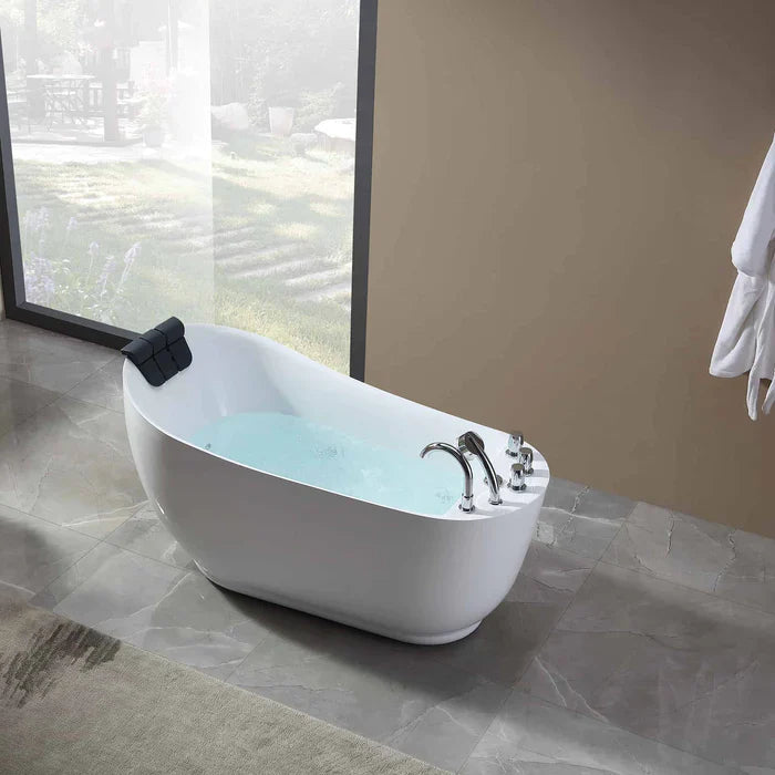 Empava 67 in. Hydrotherapy Freestanding Whirlpool Bathtub | EMPV-67AIS05