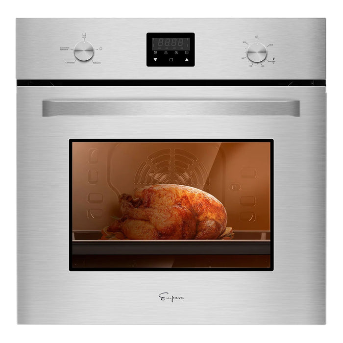 Empava 24 in. 2.3 Cu. ft. Single Propane Gas Wall Oven | EMPV-24WO11L