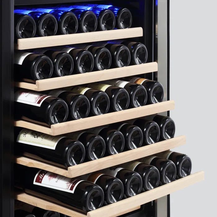 Empava 24 in. 116 Bottle Wine Refrigerator 55" Tall Dual Zone Wine Fridge | EMPV-WC06D