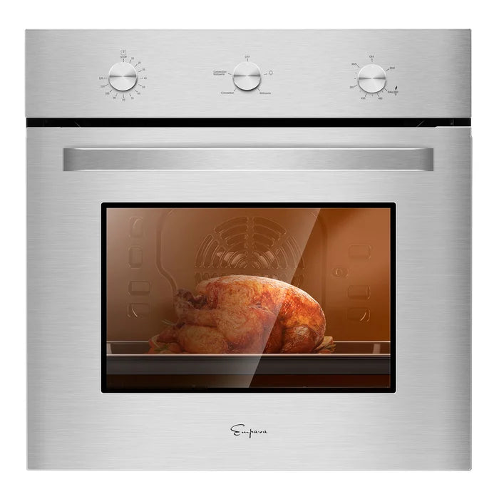 Empava 24 in. 2.3 Cu. ft. Single Natural Gas Wall Oven | EMPV-24WO08