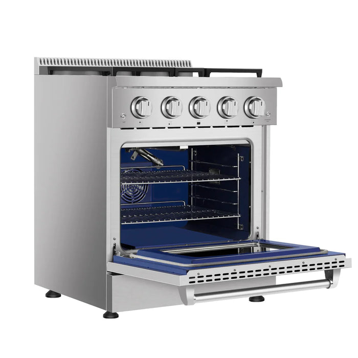 Empava 30 in. Freestanding Range Gas Cooktop And Oven 4.2-cu.ft with 4 Burners | EMPV-30GR03