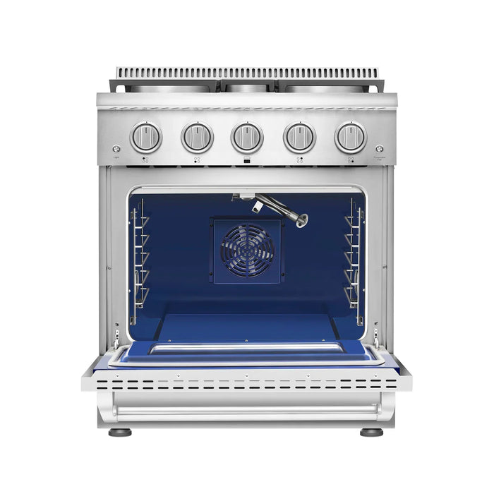 Empava 30 in. Freestanding Range Gas Cooktop And Oven 4.2-cu.ft with 4 Burners | EMPV-30GR03