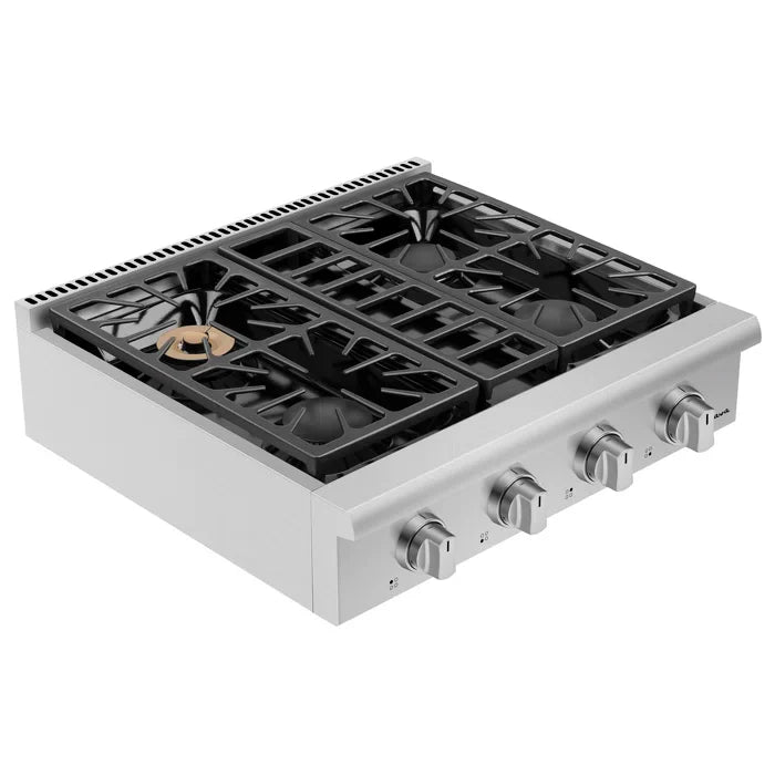 Empava 30 in. Pro-style Built-in Slide-in Gas Cooktop with 4 Burners | EMPV-30GC30