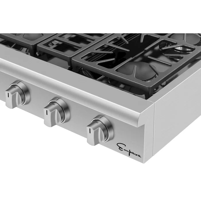 Empava 30 in. Pro-style Built-in Slide-in Gas Cooktop with 4 Burners | EMPV-30GC30