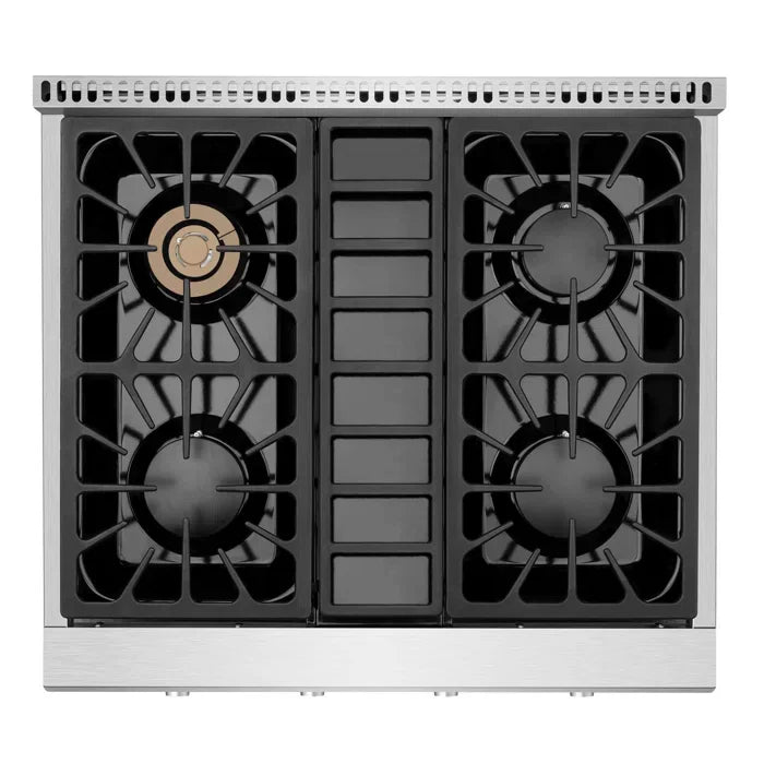 Empava 30 in. Pro-style Built-in Slide-in Gas Cooktop with 4 Burners | EMPV-30GC30