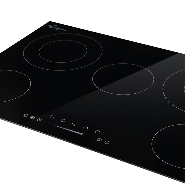 Empava 30 in. Built-in Electric Radiant Cooktop with 5 Elements in Black | EMPV-30REC13