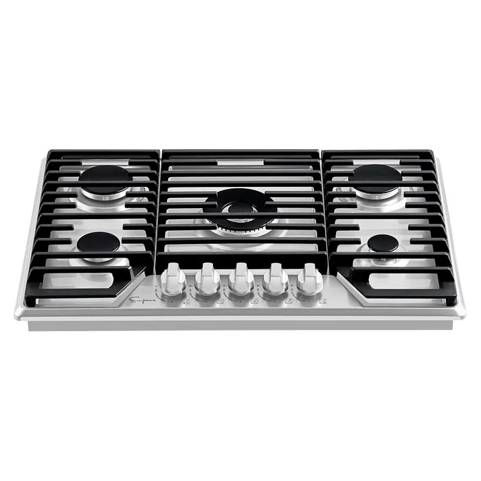 Empava 30 in. Built-in Stainless Steel Gas Stove Cooktop with 5 Burners | EMPV-30GC37