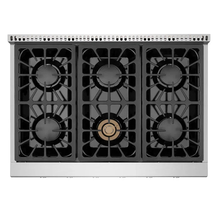 Empava 36 in. Pro-style Built-in Slide-in Gas Cooktops with 6 Burners | EMPV-36GC31