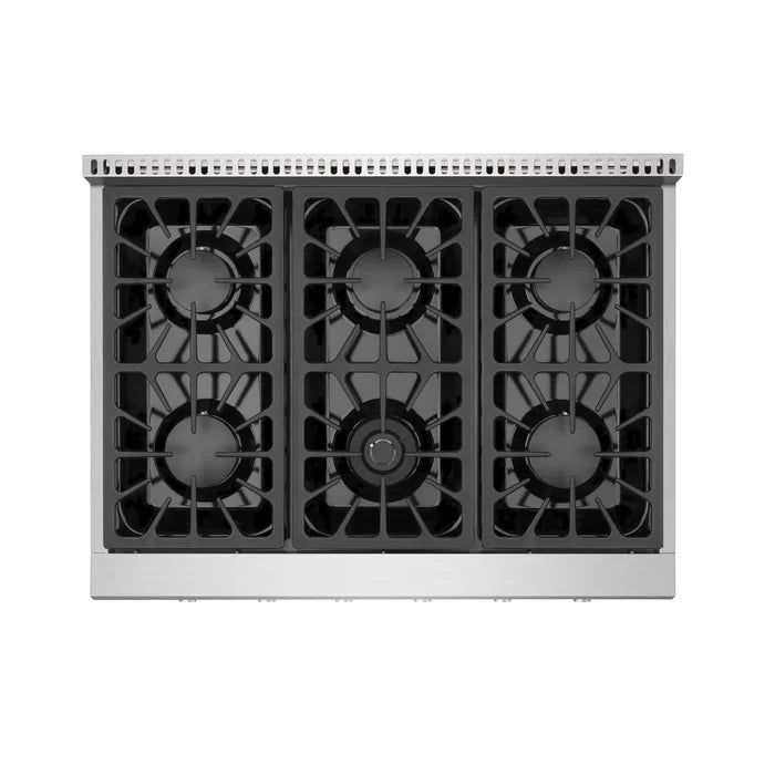 Empava 36 in. Pro-style Built-in Slide-in Gas Cooktops with 6 Burners | EMPV-36GC31