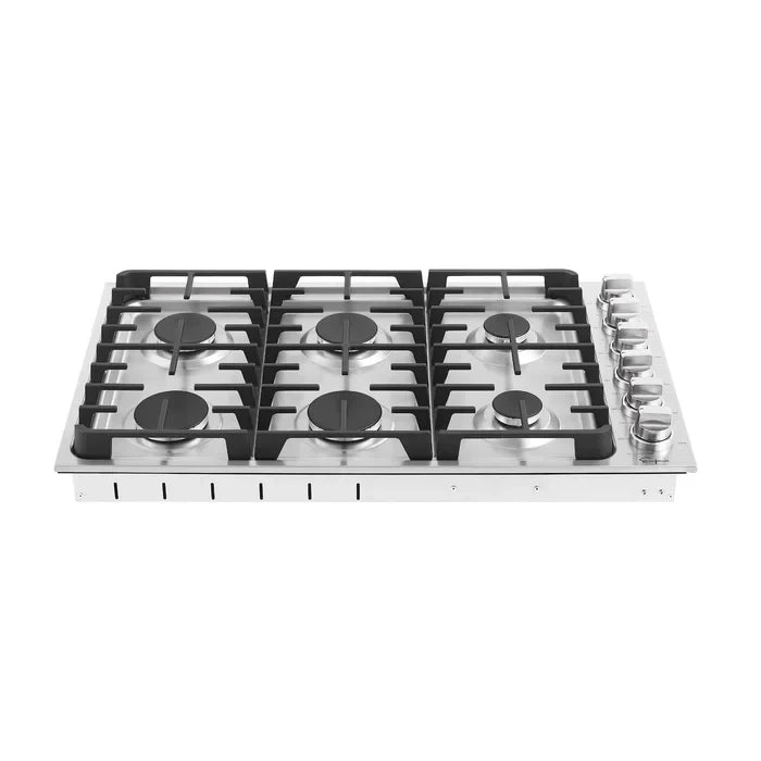 Empava 36 in. Built-in Stainless Steel Gas Cooktop with 6 Burners | EMPV-36GC34