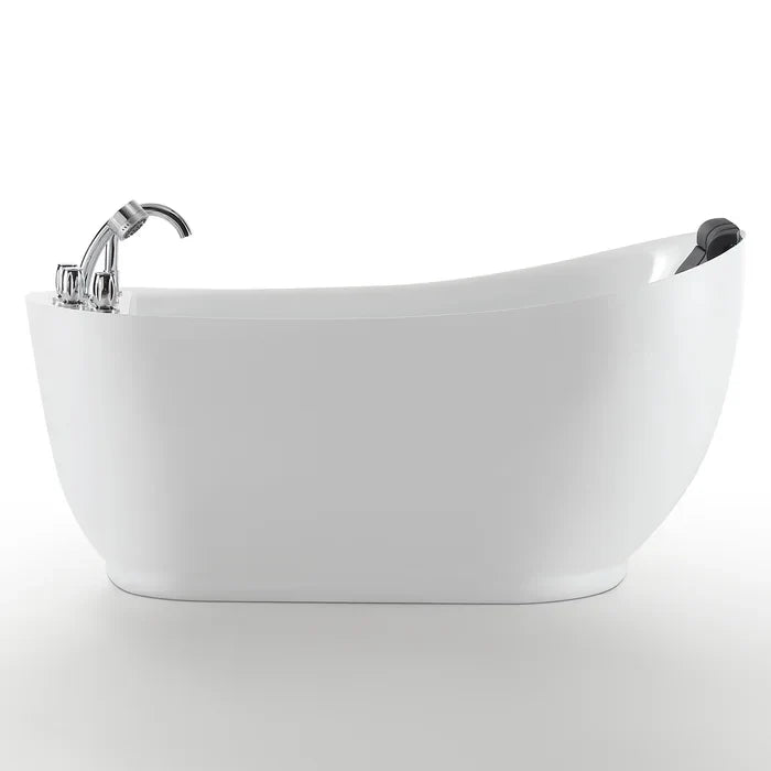 Empava 59 in. Hydrotherapy Freestanding Whirlpool Bathtub | EMPV-59AIS04