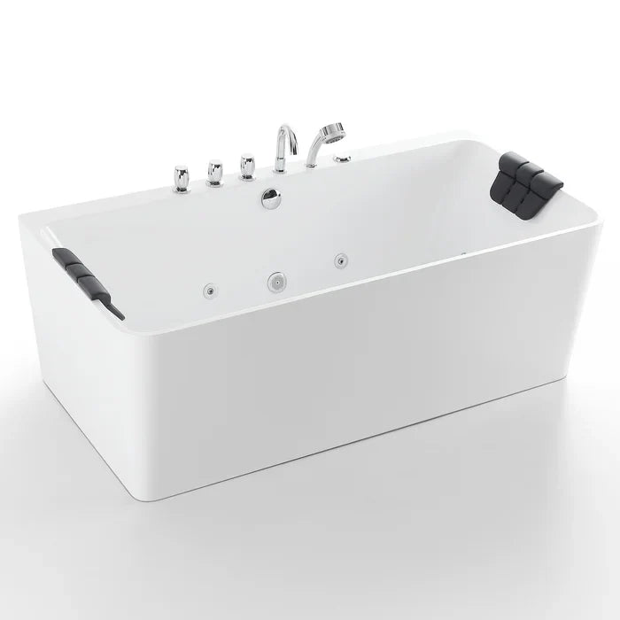 Empava 67 in. Freestanding Whirlpool Bathtub | EMPV-67AIS03