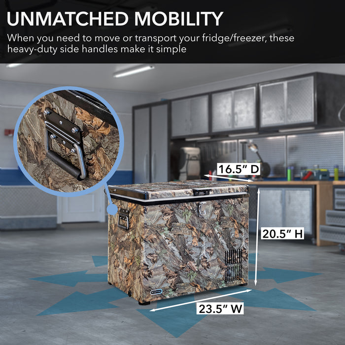 Whynter 45 Quart Portable Fridge/Freezer Camouflage Edition | FM-45CAM