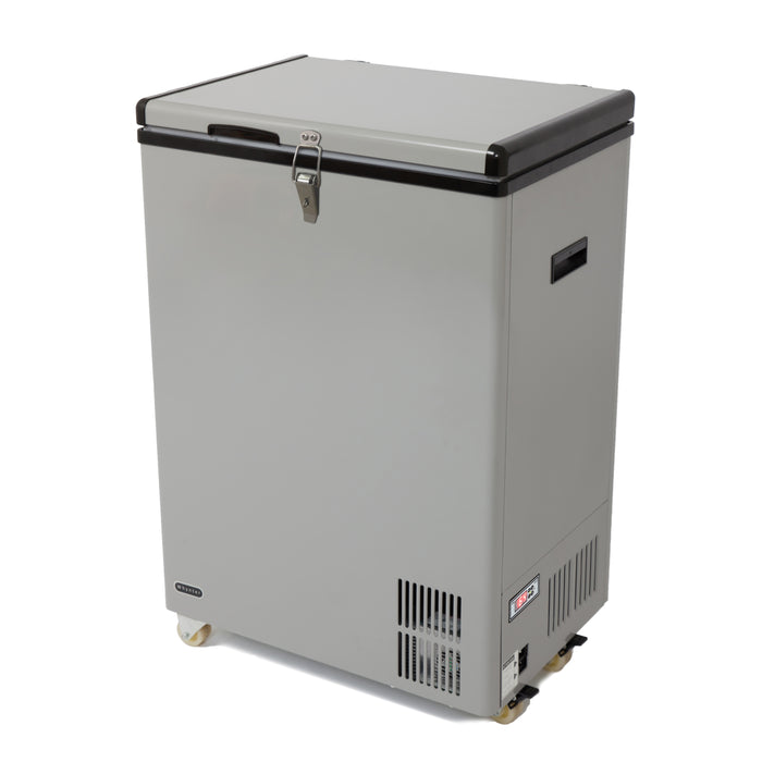 Whynter 95 Quart Portable Wheeled Freezer with Door Alert and 12v Option - Gray | FM-951GW