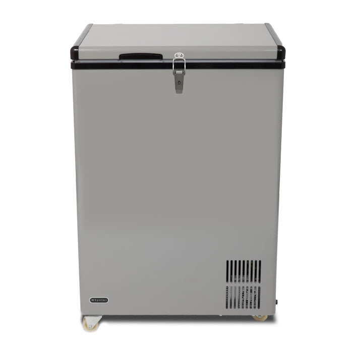 Whynter 95 Quart Portable Wheeled Freezer with Door Alert and 12v Option - Gray | FM-951GW