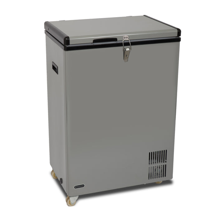 Whynter 95 Quart Portable Wheeled Freezer with Door Alert and 12v Option - Gray | FM-951GW