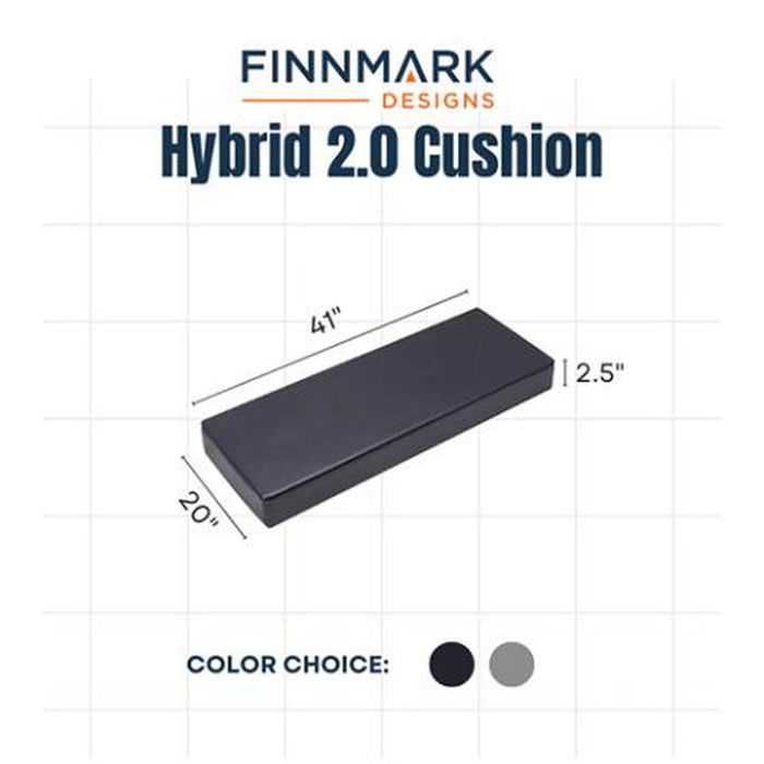 Finnmark 2-Person Vinyl Sauna Cushion for FD-2 Infrared Sauna | FM-REC-SEAT-2