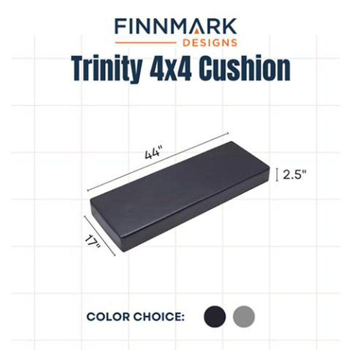 Finnmark 4-Person Combination Vinyl Sauna Cushion for Trinity Infrared Sauna | FM-REC-SEAT-COMBO