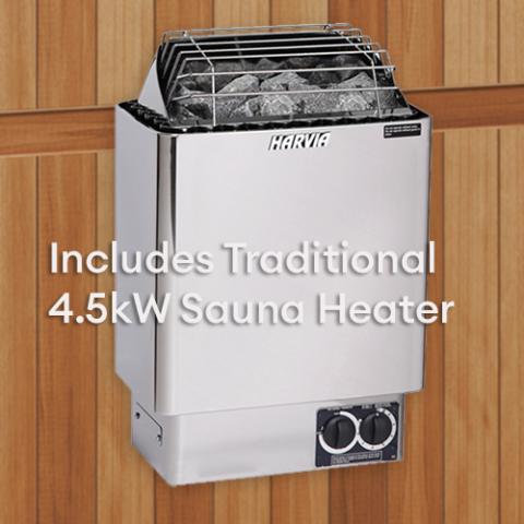 Finnmark FD-5 Trinity XL Infrared & Steam Sauna Combo | FD-KN005