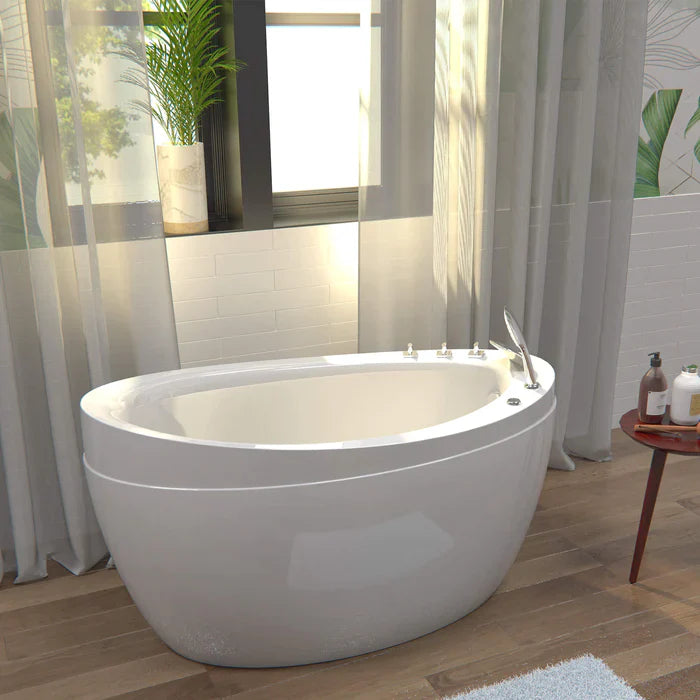 Empava 48 in. Freestanding Japanese Style Air Soaking Bathtub | EMPV-48JT011