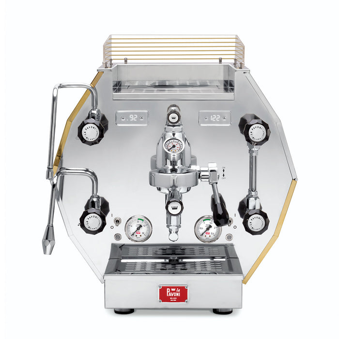 La Pavoni Diamantina Home Pro 120V in Gold