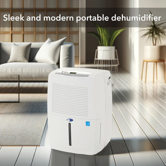 Whynter Energy Star 50 Pint High Capacity Portable Dehumidifier with Pump for up to 4000 sq ft | RPD-551EWP