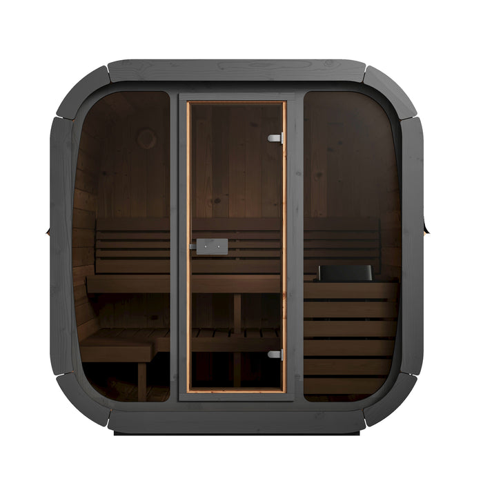 SaunaLife Model CL5G Cube Series Outdoor Home Sauna