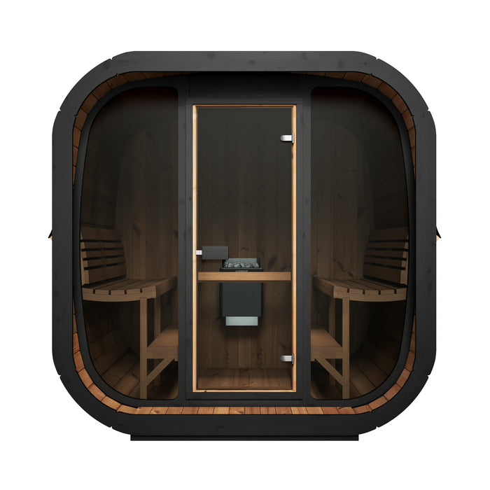 SaunaLife Model CL7G Cube Series Outdoor Home Sauna